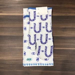 Anthropologie U Monogram Dishtowel And Oven Mitt